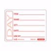 Picture of 49mm x 65mm (2" x 2.5") English Removable Item, Date, Use By Label