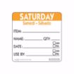 Picture of 50mm (2″) Trilingual Item, Date, Use By Removable Labels - Saturday