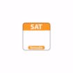 Picture of 19mm (.75") English Removable Labels - Saturday