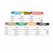 Picture of 50mm (2") Trilingual Removable Label Kit
