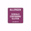 Picture of 25mm (1") English Removable Individual Allergen Series Labels - Cereals Containing Gluten