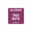 Picture of 25mm (1") English Removable Individual Allergen Series Labels - Tree Nuts