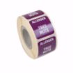 Picture of 25mm (1") English Removable Individual Allergen Series Labels - Tree Nuts