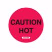 Picture of 50mm (2") English Removable Caution Hot Label