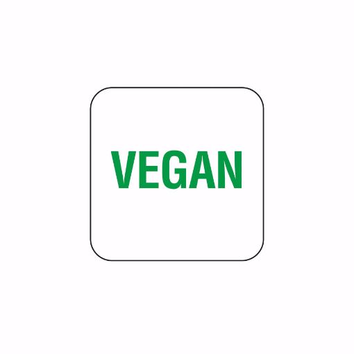 Picture of 25mm (1) English Removable Allergen Vegan Label