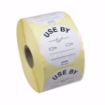 Picture of 50mm (2") English Removable Use By Label - UU4703