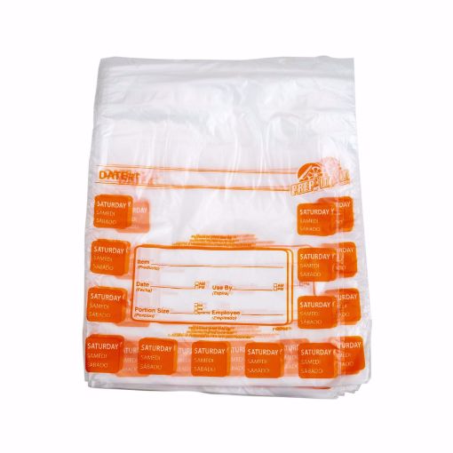 Picture of 165mm (6.5") Trilingual Portion Bags - Saturday