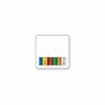 Picture of Removable 50mm x 50mm (2" x 2") Colour Coded DateCodeGenie® Label