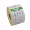 Picture of 50mm (2") Trilingual Item-Date-Use By Removable Label - Friday