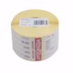 Picture of 50mm (2") Trilingual Item-Date-Use By Removable Label - Wednesday