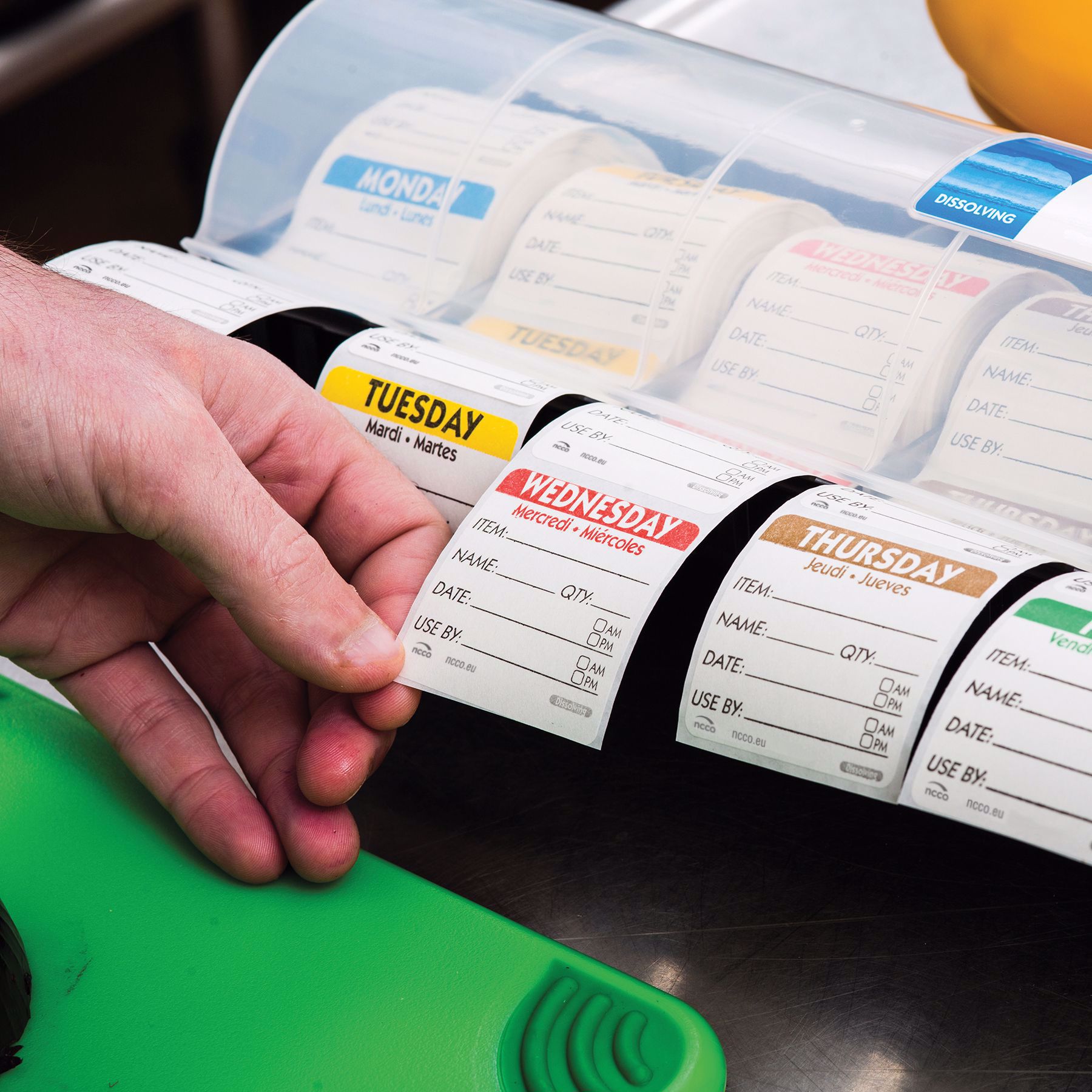 NCCO International Limited. Plastic Label Dispenser