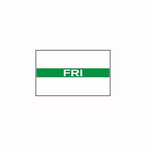Picture of Removable-Freezable Double Line Food Marker Labels - Friday