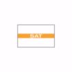 Picture of Removable-Freezable Double Line Food Marker Labels - Saturday