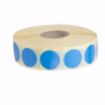 Picture of 19mm (.75") Circle Blue Permanent Blank Dot