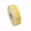 Picture of 19mm (.75") Circle Yellow Permanent Blank Dot