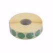 Picture of 19mm (.75") Circle Green Permanent Blank Dot