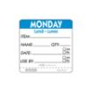 Picture of 50mm (2") Trilingual Item-Date-Use By DuraPeel Labels - Monday