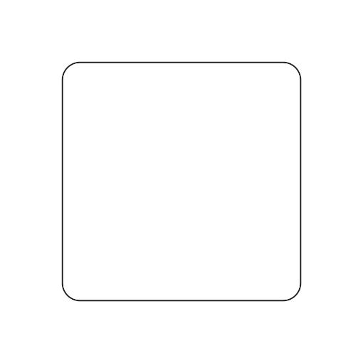 Picture of DateCodeGenie Mini Labels - Dissolvable 50mm x 50mm (2″ x 2″) Blank