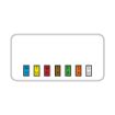 Image de DateCodeGenie Mini Labels - Removable 50mm x 25mm (2"x1") Colour Coded